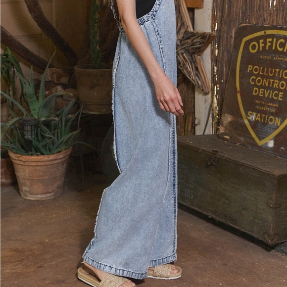 Denim Overalls Jumpsuit - Picture 6 of 11
